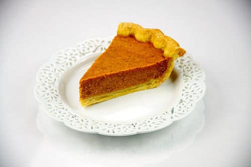 Une part de pumpkin pie