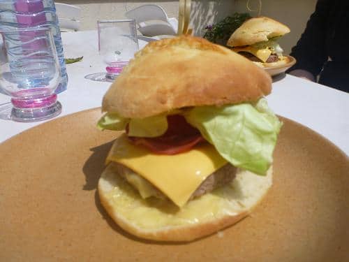 Una bonita hamburguesa casera
