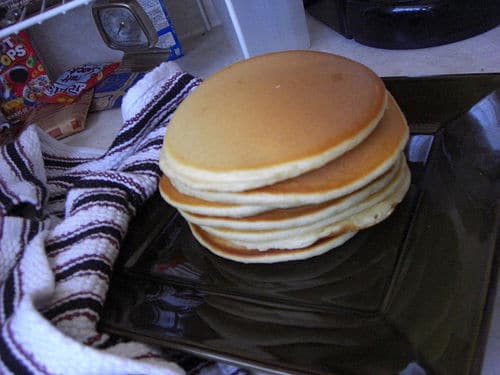 Une pile de pancakes