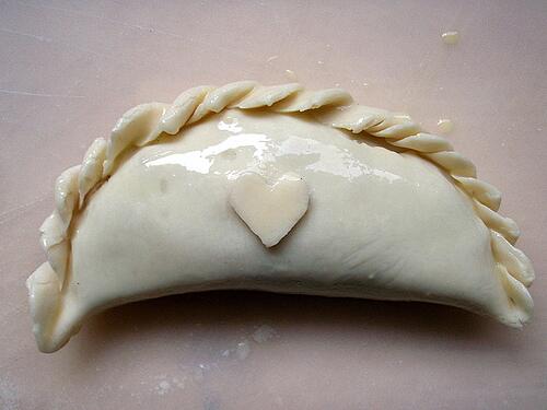 You can decorate your pasty