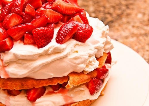 Un strawberry shortcake