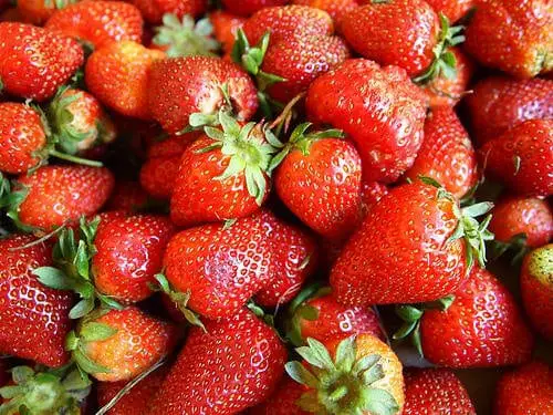 Un beau tas de fraises