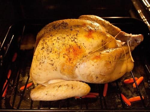 Il tacchino del Ringraziamento nel forno