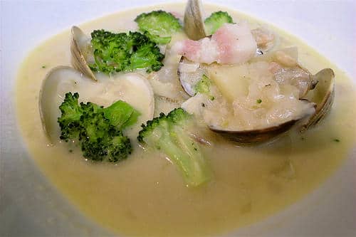 Une Claw chowder de luxe
