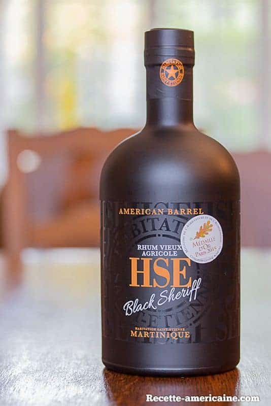 Botella HSE negra de sheriff