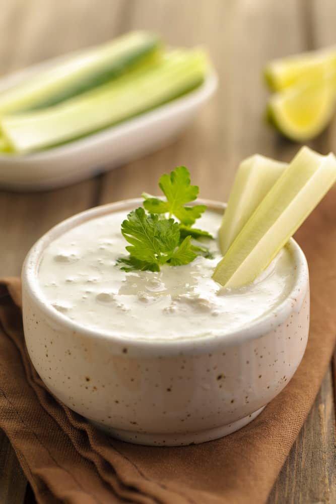 blue cheese dressing trempette