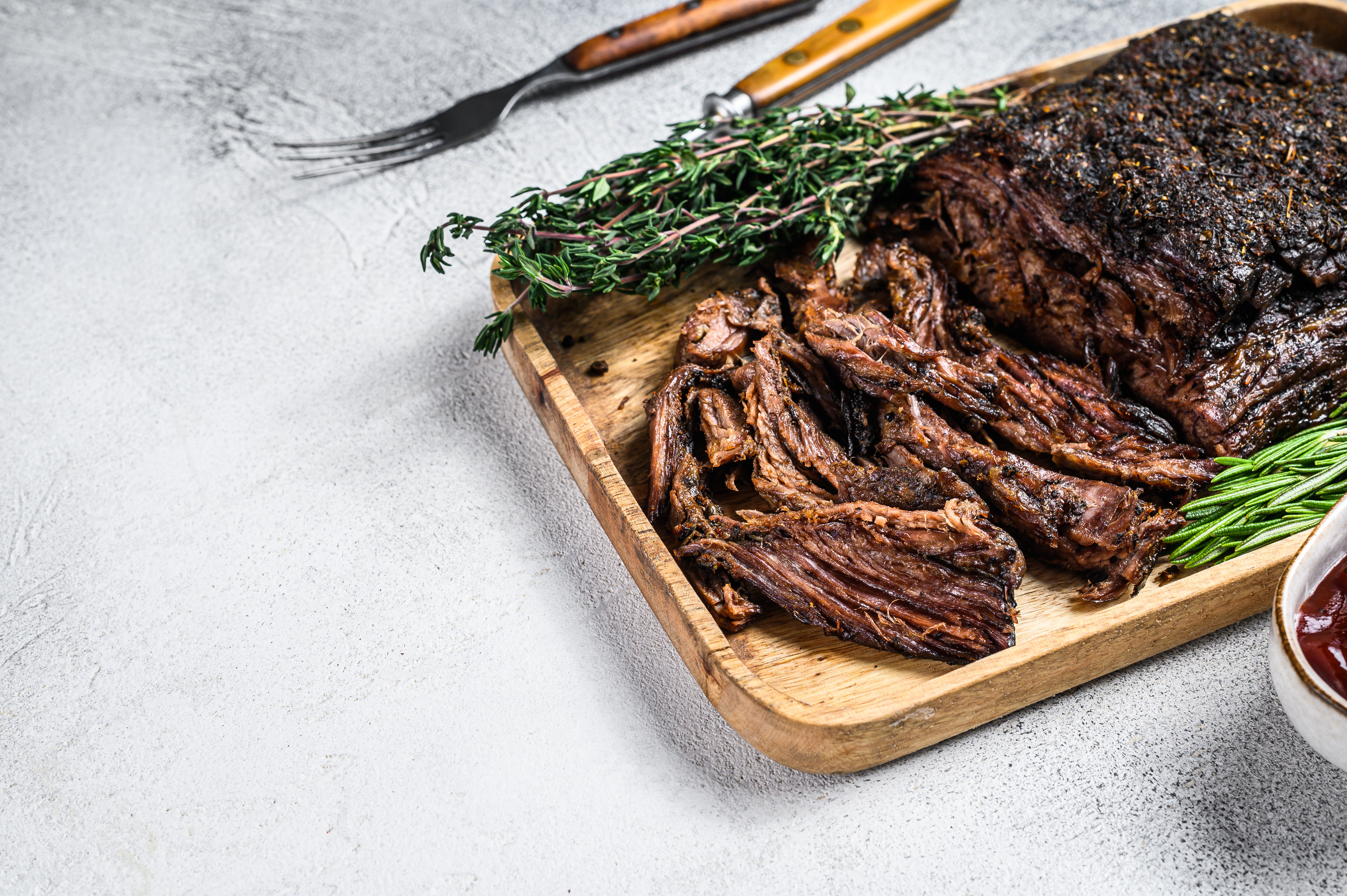 brisket bbq beef meat sliced