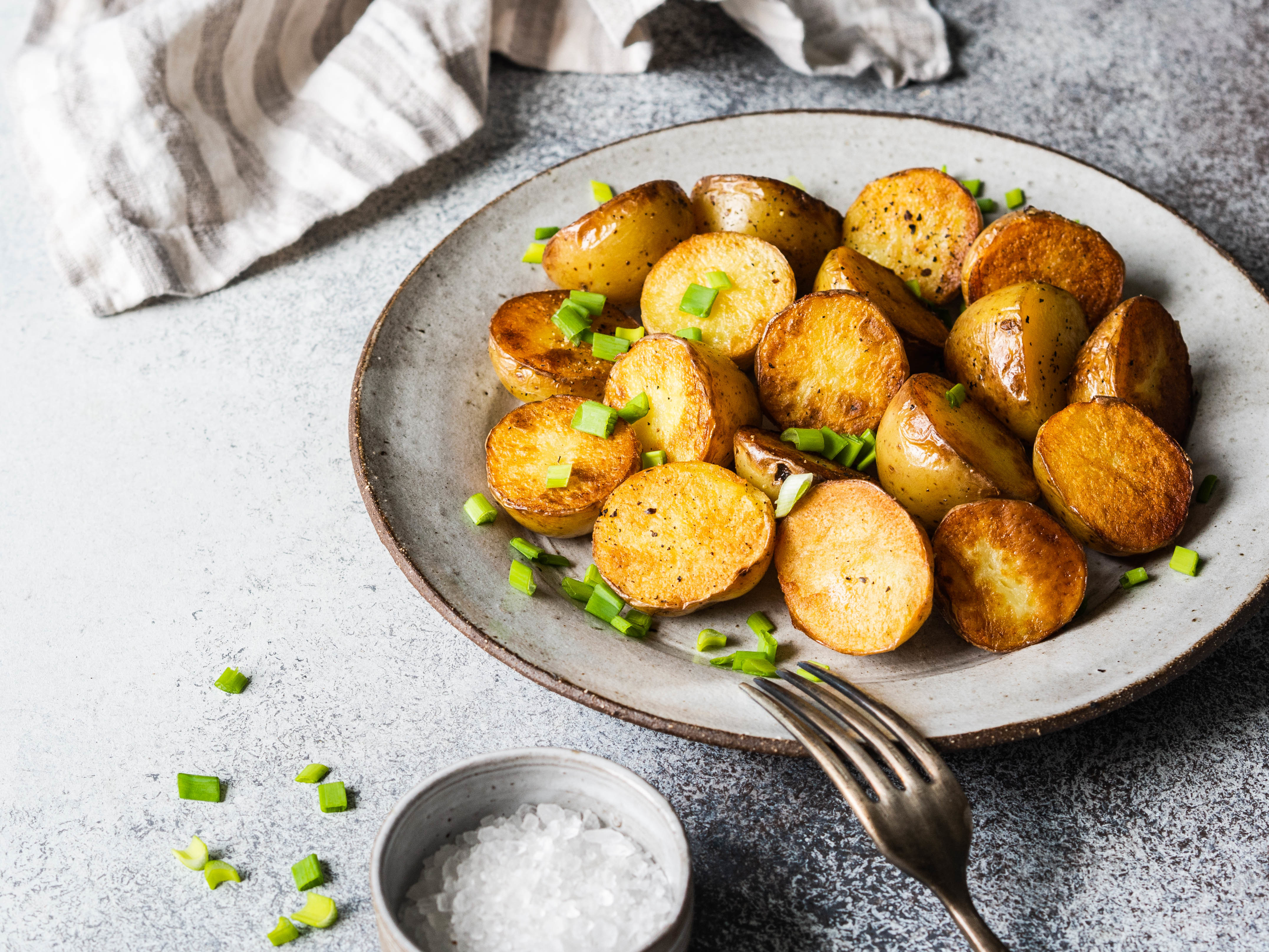 fried roasted potato