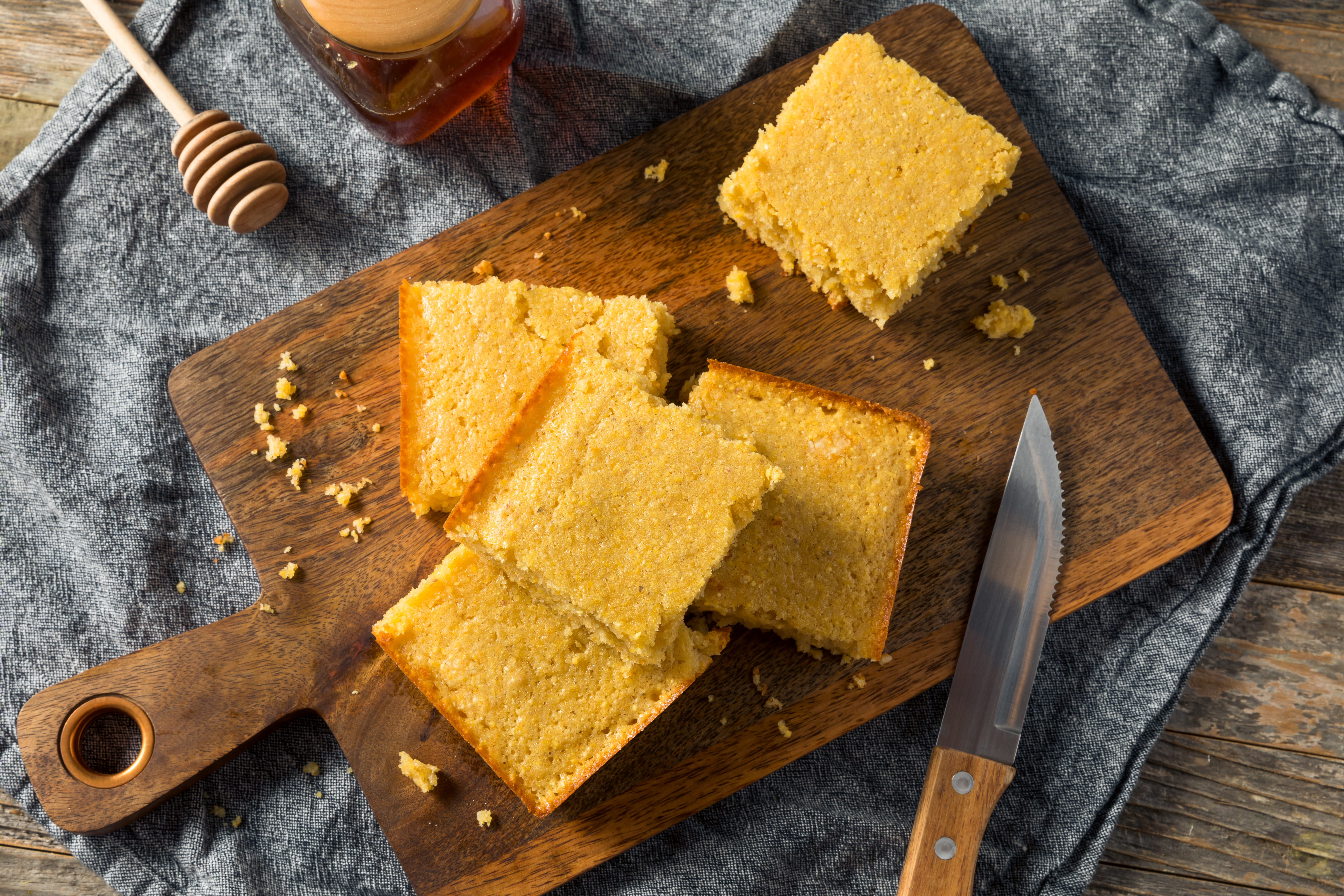 sweet homemade corn bread