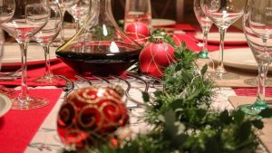 table noel rouge