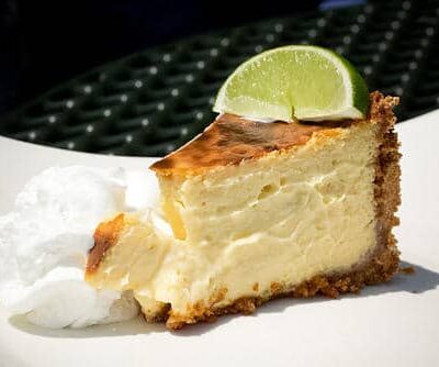 Un cheesecake à la key lime